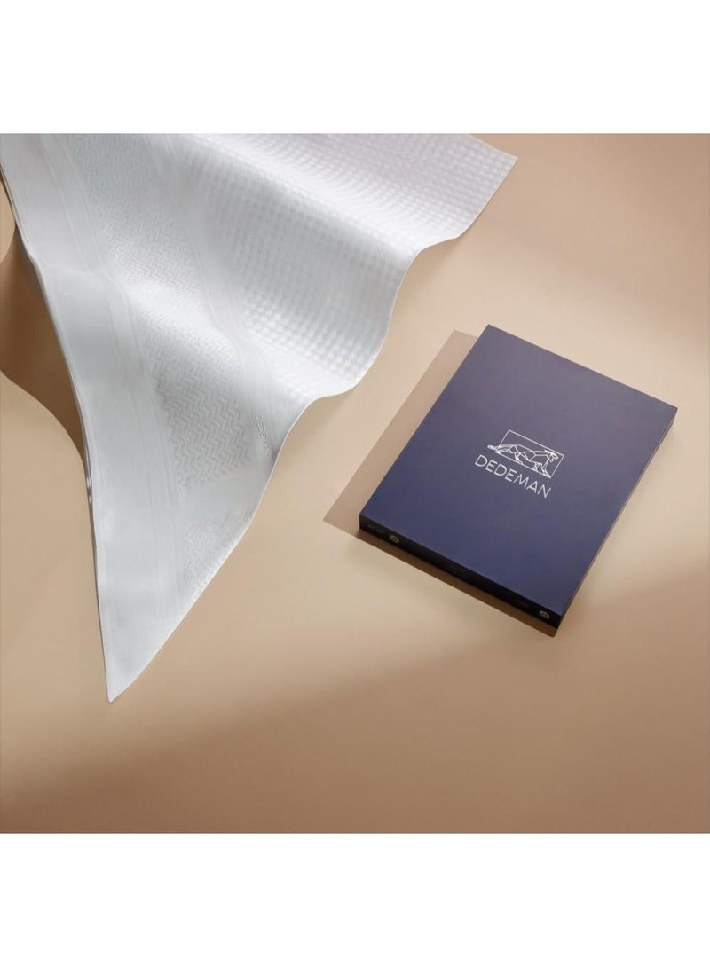 Dedeman white shemagh, 100% cotton - Image 1